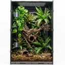 16x16x24 PVC Reptile Terrarium, 25 Gallon Tank for Adult Reptiles Habitat