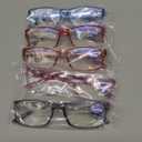 Gaoye 5-Pack Reading Glasses Blue Light Blocking, Spring Hinge Readers for Women Men Anti Glare Filter Lightweight Eyeglasses (5-Pack Mix Color 3,1.0)