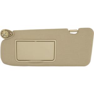 Left Driver Side Sun Visor Compatible with Honda CRV 2017-2022 Sun Shade Without Light Replacement 83280TLAA02ZA Color: Beige