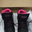 Waterproof Women's Hiking Boots with Wide Toe Box Lightweight Non-Slip Grip Ankle Support, Durable Comfort for Trekking, Trail Running, and Outdoor Adventures (Red, 38.5)