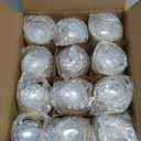 Homemory 12 Pcs Gold Votive Candle Holders, Round Mercury Glass Candle Holder, Tealight Candle Holders for Table Centerpieces, Baby Shower, Anniversary, Wedding, Home Decor, Halloween, Christmas