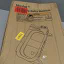 MoreFeel Collapsible Baby Bathtub for Newborn with Thermometer & 1 Hooded Towel & 1 Soft Floating Cushion, Portable Travel Bathtub with Drain Hole, Durable Foldable Baby Tubs for Infants to Toddler (Grey)