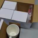 Mifoci 4 Sets Make Your Own Mug Mother's Day Gifts Painted Ceramic Mugs to Paint Kit You Can Decorate Coffee Cup Decorating Kit DIY Ceramic Cup for DIY Create a Keepsake Gift Craft (Fashion)