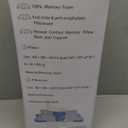 Memory Foam Pillows, Cervical Pillow for Neck and Shoulder Pain Relief, Ergonomic Contour Bed Pillow, Soft for Side Sleep Stomach Sleeping and Back Sleeper (Queen Size-24.8''Lx14.96''Wx5.78''H, Grey)