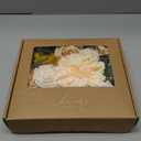 Ling's moment Terracotta Artificial Flowers Greenery Grand Box Set, Burnt Orange Dahlia Fake Flower for DIY Wedding Bridal Bouquet, Centerpieces Decor, Floral Arrangement Decor, etc. Grand