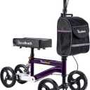 Economy Knee Scooter, Steerable Knee Walker, Foldable Knee Scooters for Foot Injuries Adult Best Crutches Alternative (Purple)