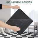 30-Pack Peel and Stick Vinyl Floor Tiles, 12"x12" Self-Adhesive Waterproof Peel and Stick Flooring Planks DIY for Bathroom, Kitchen, Living Room, Cover 30 Sq. Ft White