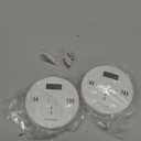 2 Packs Carbon Monoxide Detectors Carbon Monoxide Alarm CO Alarm Detector Monitor with LED Digital Display Battery Operated