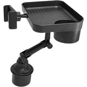 VOSAREA Car Food Storage Tray with Cup Holder Vehicle Phone Mount Auto Organizing