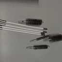 Qivine 50-inch Chimney Sweep Brush Kit, Pellet Stove Cleaning Brush Kit, Chimney Cleaning Wire Brush with 4 Flexible Rods Stainless Steel Bristles 3/5" 1" 1-3/5" 2" for Power Drills Auto Parts Tubes