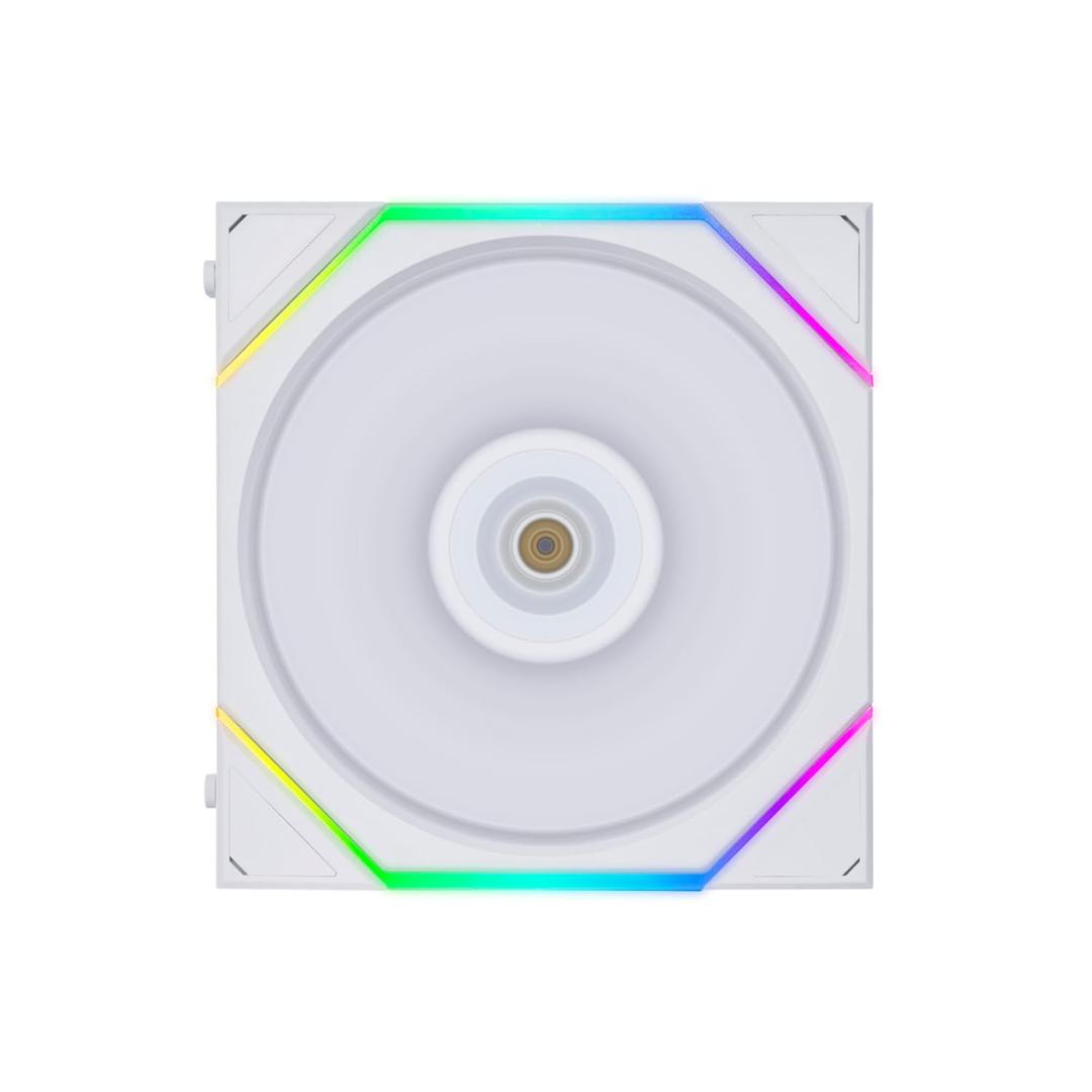 Lian Li UNI Fan TL 120 Reverse Blade- LCP Fan Blade-Customize Lighting- White -Single Pack-Without Controller - (12RTL1W.US) (120mm)