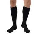 JOBST SensiFoot Diabetic Compression Socks for Men and Women 8-15 mmHg with Seamless Toe and Moisture Management - Extra Padding in Toe, Foot, and Heel Area - Knee High - Closed Toe - Black, Medium