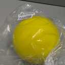 7 Inches Soft No-Noise Foam Ball Sponge Kickball Dodgeball for Indoor Activity (18cm, yellow)