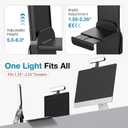 InnoGear Video Conference Light, On-Camera Video Lights for Monitor Desk LED Streaming Lighting with Remote and Touch Control Selfie Zoom Lighting for Computer Webcam Laptop Podcast, Recording