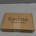 Ravinte Solid 3 Inch Square Foot Cabinet Pulls - Matte Black Arch Pulls - Kitchen Cabinet Hardware - Flat Black Drawer Handles - 15 Pack