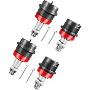 10642 4PCS Heavy Duty Suspension Ball Joints Upper and Lower Compatible with Jeep for Cherokee 1984-2001, for Comanche 1986-1992, for Grand Cherokee 1993-1998, for Wrangler 1987-2006
