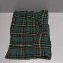 Pack of 2 Christmas Plaid Pillow Covers Decorative Sofa Cushion Tartan Throw Pillow Covers for Farmhouse Home Holiday Christmas Decorations Indoor Green, 18 x 18 Inches