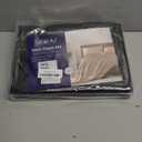 MR&HM Satin Bed Sheets, Twin XL Size Sheets Set, 3 Pcs Silky Bedding Set with 15 Inches Deep Pocket for Mattress (Twin XL, Black)