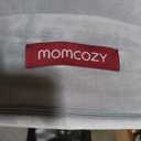 Momcozy Innovative Safety Guard Nursing Pillow - Firm & Springy Memory Foam - Stable, Ergonomic Support & Comfort - Wider Breastfeeding Cushion, Adjustable, Removable Cover, Baby Safety Certified (CozyLite)