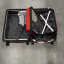 American Tourister Westridge Hardshell Luggage Set - 2 Piece Set - 20/28" Carry-On & Large Checked Luggage Set with Spinner Wheels - Expandable Hard Suitcases for Travel - Hard ABS Shell - Holly Red