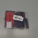 Manicure Set-Stainless Steel Nail Care Set-Professional 7 in 1 Ingrown Toenail Clipper Grooming Tool-Pedicure Kit & Toe Nail Cutter-Thick Nail Scissors Toiletries with Cuticle Trimmer (Black)