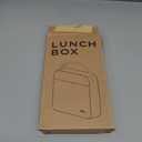 Lunch box Lunch bag for men women Insulated Lunchbox Lunch bags for Work Picnic Travel (Black)