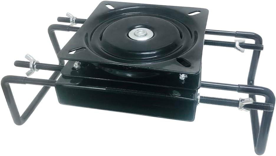 Clamp on Boat Seat Mount with Swivel Boat Seat Swivel Ideal for Kayak Jon Boat