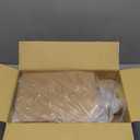 Ginkgo 100 Pcs Paper Gift Bags with Handles, Medium Size Brown Paper Bags 8x4.25x10.25 Inch, Kraft Bag Bulk for Party, Favor, Holiday, Goodie, Grocery and Shopping