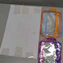 4Pack Clear Makeup Bags Waterproof Organizer Bags with Zipper Transparent Travel Cosmetic Bag TSA Approved Toiletry Bag Pouch Case for Vacation Airport Airline Compliant (Multicolour, Medium)