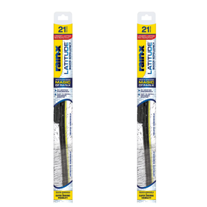 Rain-X Latitude Water Repellency 21" 2-in-1 Windshield Wiper Blade, Pack Of 2