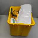 Commercial Mop Bucket with Side-Press Wringer for Floor Cleaning, 35 Quarts, Yellow, Including One Commercial Mop