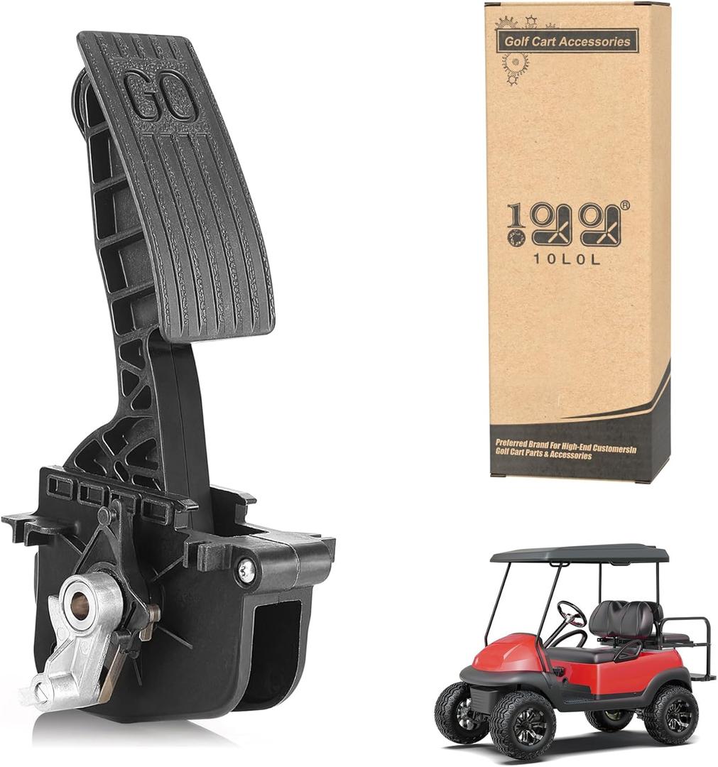 10L0L Accelerator Pedal Assembly with Sensor for Club Car 2010-Up Precedent/Tempo/Onward Gas Golf Carts, Replaces OEM 102595502 & 102595601(2nd Gen)