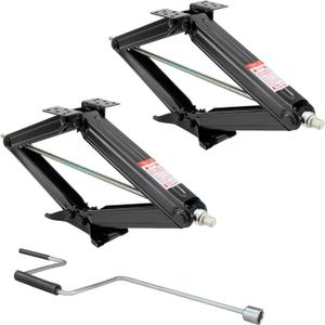 2500lb 24" RV Scissor Jack with Handle (2)
