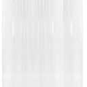 Barossa Design Extra Wide Shower Curtain Liner 108" x 72" with 8 Magnets - Waterproof PEVA Around Shower Liner for Bathroom, PVC Free, Metal Grommets - Clear, 108X72