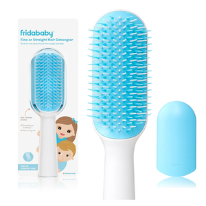 Frida Baby Detangling Kids Hairbrush for Fine or Straight Hair, Wet or Dry