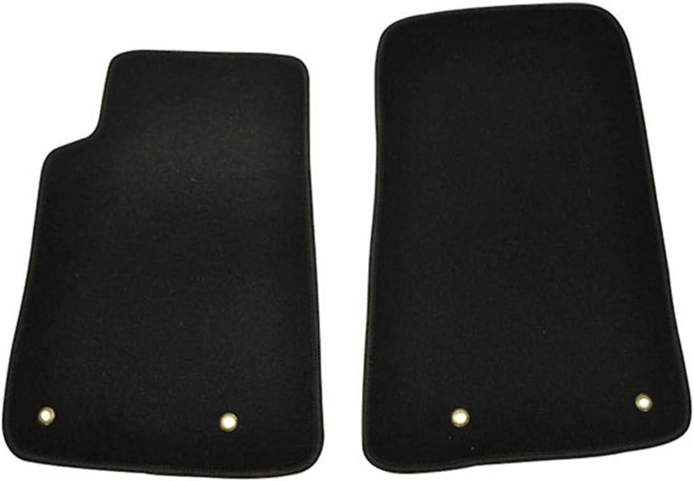 Floor Mats Compatible with 2010-2015 Chevrolet Camaro, Black Nylon Factory Fitment Car Floor Mats Front by IKON MOTORSPORTS, 2011 2012 2013 2014