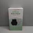 Bath Pillows for Tub - Luxury Bathtub Pillow Neck, Head, Back Support, Soft 4D Mesh Fabric and Non-Slip Suction Cups & Quick Dry, Fits All Tubs, Bath Soaking Accessories Spa Gifts, White