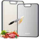 Sumzzz Titanium Cutting Board for Kitchen, Cutting Board Double Sided Food Grade, Pure Titanium/PP, Easy to Clean Large Size 1610