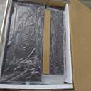 Space Saving Folding Dining Table for 2-4, Farmhouse Foldable Dining Table with Drawer and Storage Shelf, 6 Wheels Drop Leaf Kitchen Dining Room Table for Small Space (Walnut, 47.2" x 23.6" x 29.9")