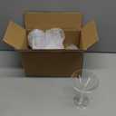 6PC Acrylic Martini Glasses, 7oz Plastic Martini Glasses Made of Shatterproof Plastic,Unbreakable and Perfect for Poolside, Outdoors, Camping, and More Use, Reusable Cocktail Glasses, Crystal Clear