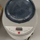 Smartmak Sauna Steamer, Portable 4L Upgraded Steam Pot Generator with Remote Control, Spa Machine with Timer Display Herbal Box for Steam Saunas, 110V US Plug- Grey