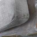 HONBAY Modular Sectional Couch with Storage Seats, L Shaped Sectional Sofa with Storage, Chenille Sectional Couches for Living Room, Beige (Cream)