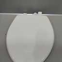 Bemis 7300SLEC Slow Close Toilet Seat, Easy Clean Hinges and Durable Plastic Seat, Made in USA, Elongated, White