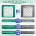 6 Pack Updated 6x6x1Air Filter, pertain Merv 8 HVAC Pleated A/C Furnace Filters (Actual Size: 5.75.5x5.75.5x0.75)