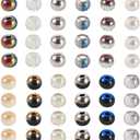 2 x KISSITTY 120 Grams 4mm Glass Seed Beads Crystal Round Colorful Small Spacer Beads for DIY Necklaces Bracelets Earrings Brooches Keychain Jewelry Making Crafting