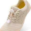 L-RUN Kids Water Shoes Boys Girls Barefoot Water Hiking Shoes Indoor Outdoor Quick Dry Athletic Sneaker Shoes (Beige)