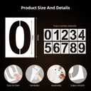 12 Inch Large Number Stencils Reusable Plastic Digital Templates for Cake Address Painting