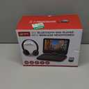 GPX PDB1077B 10in Bt Portable DVD Player Wl Perp Bt Headphones