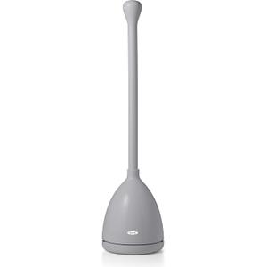 OXO Good Grips Toilet Plunger with Holder - Gray 6.3 x 24