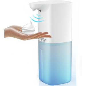 Automatic Foaming Soap Dispenser, Rechargeable, 11.8oz Touchless with Motion Sensor for Bathroom, Kitchen, F1818